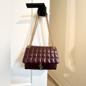 Rebecca Minkoff | Square Edie Bag with Studs | Rare Color - Malbec